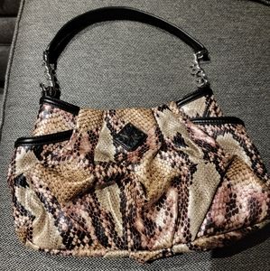 Vera Wang Simply Vera Snake Faux Skin Bag